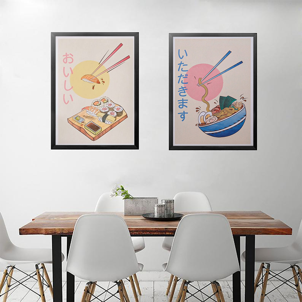 Japanese Lifestyle And Food - Poster Makanan Dapur Gaya Jepang dan