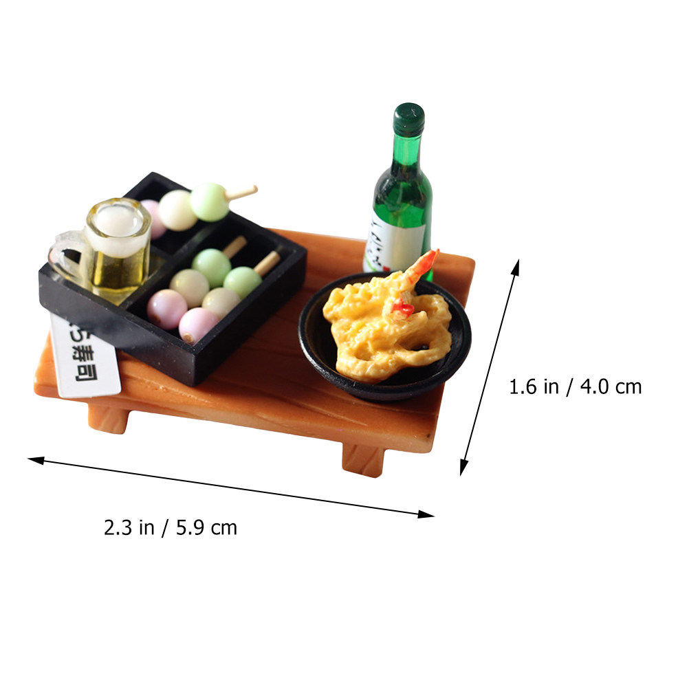 3 Buah Set Dekoratif Realistis - Japanese Lifestyle And Food ulasan dan harga