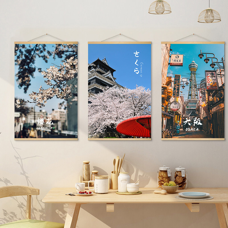 Lukisan kain gantung pemandang - Japanese Tokyo Lifestyle ulasan dan harga